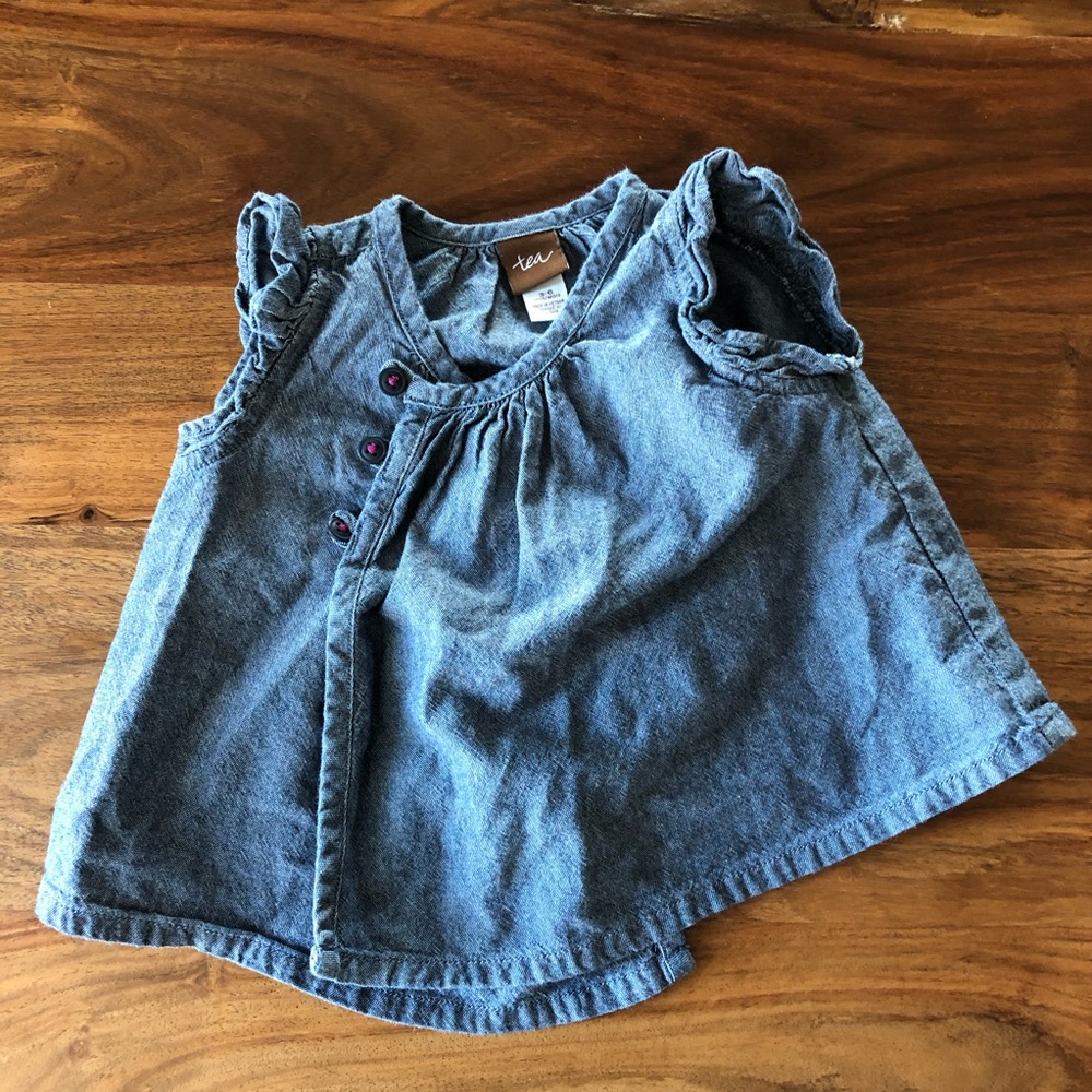 Tea Collection chambray top